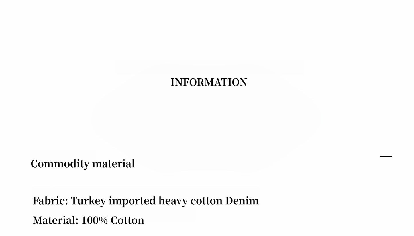 "Walden Pond" Turkish Imported Wash-Faded Distressed Hole Denim A-Line Skirt