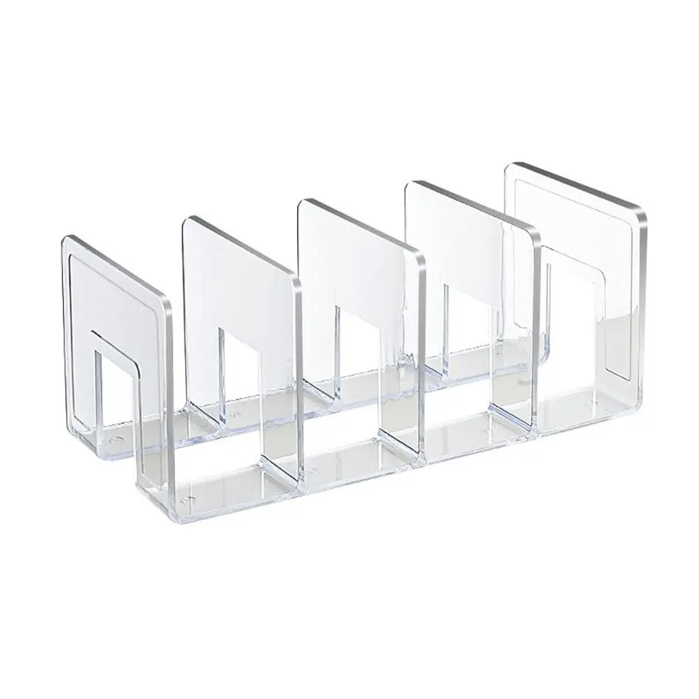 4 - Tier Clear Acrylic Desk Organizer Book & File Stand - eighttwentytwo92