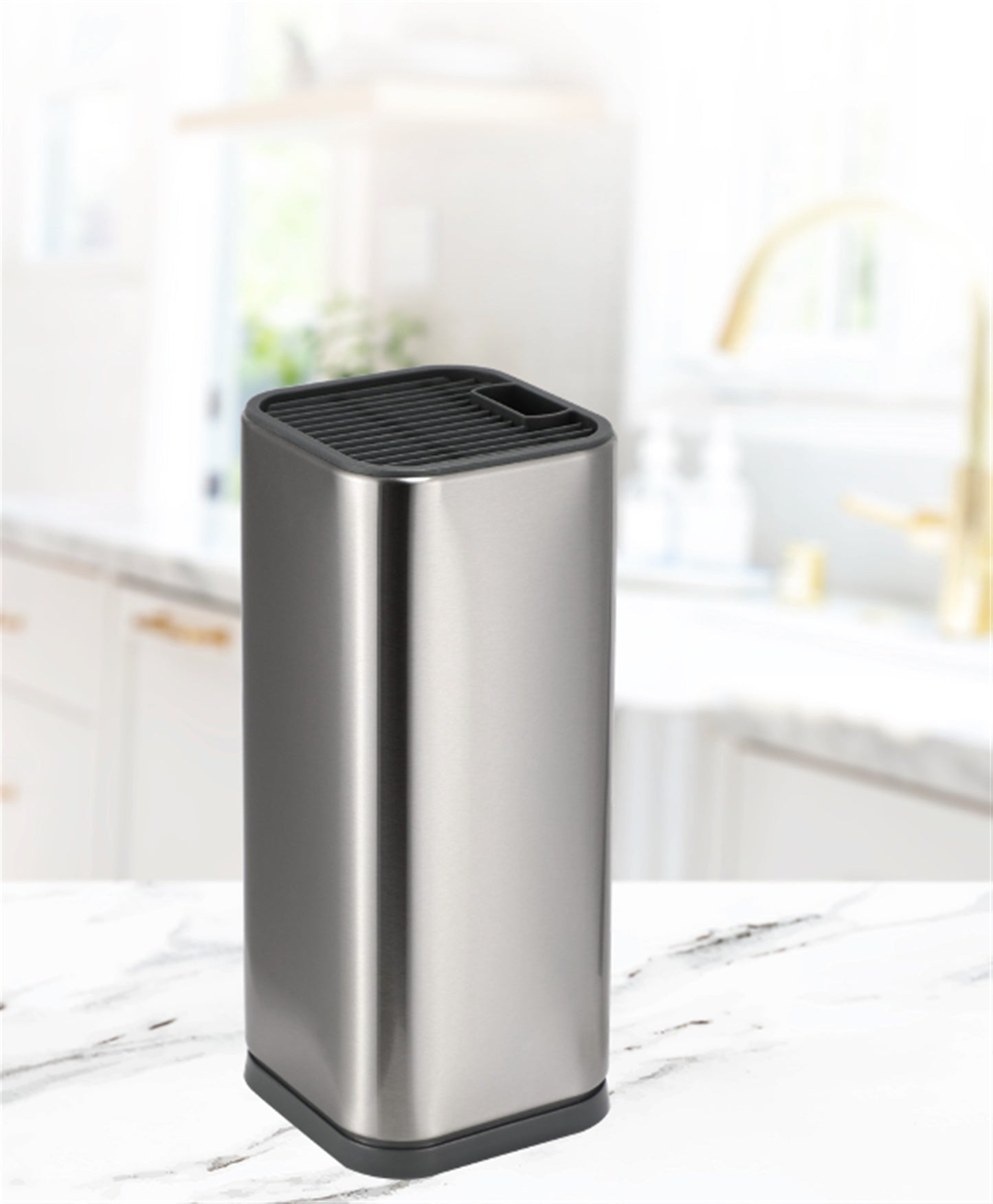 Universal Knife Block Holder, Silver