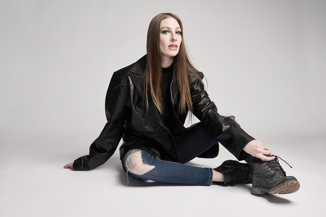 Embrace both style and comfort with our Annalise Women's Leather Jacket.