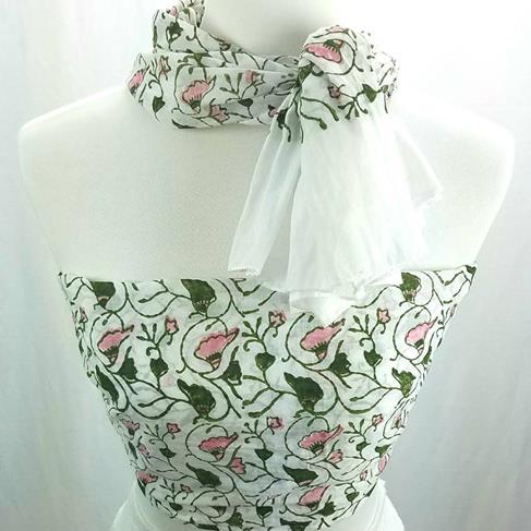 Block Printed Paisely Fabric