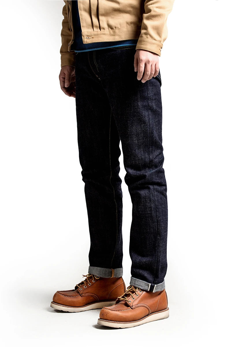 Indigo Unwashed Denim Jeans