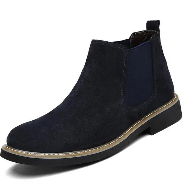 YIGER Men’s Chelsea Boots – Leather Slip