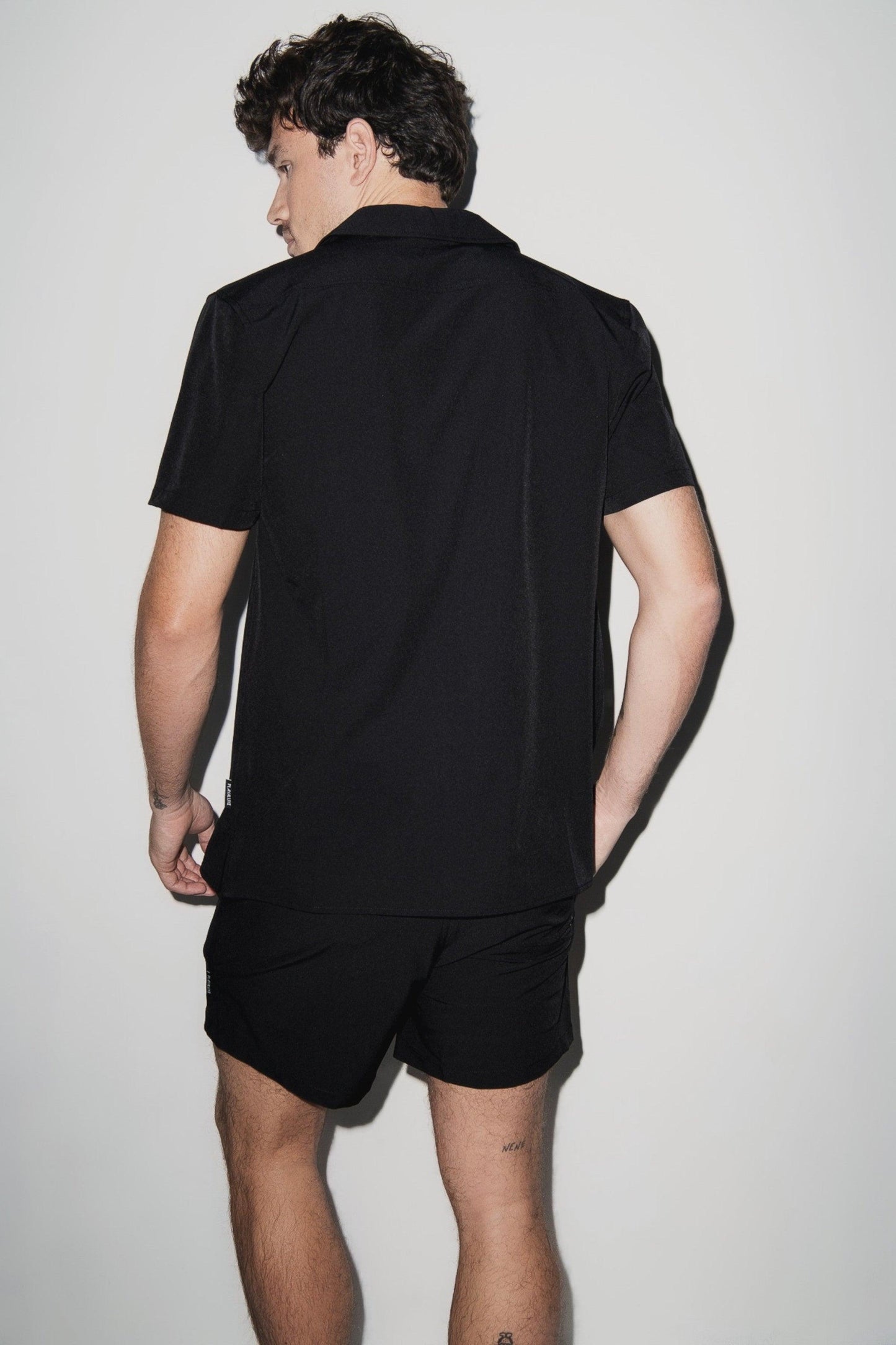 Saint Tropez Cabana Shirt Black