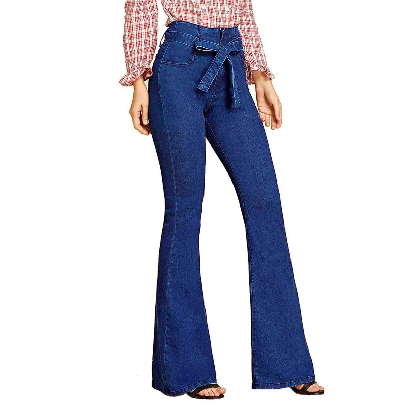 Vintage High Waist Wide Leg Denim for Women