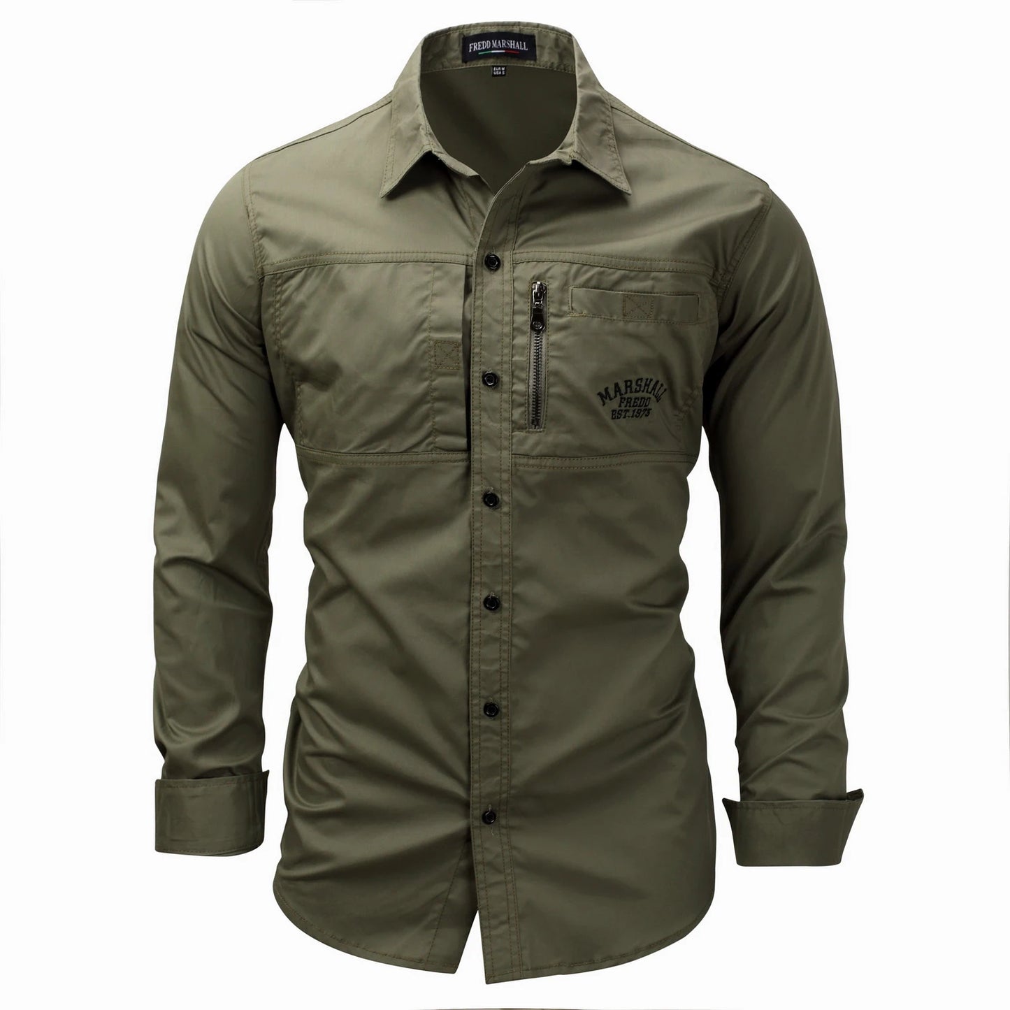 Tough, timeless, and effortlessly cool ��� the Fredd Marshall Military-Style Shirt