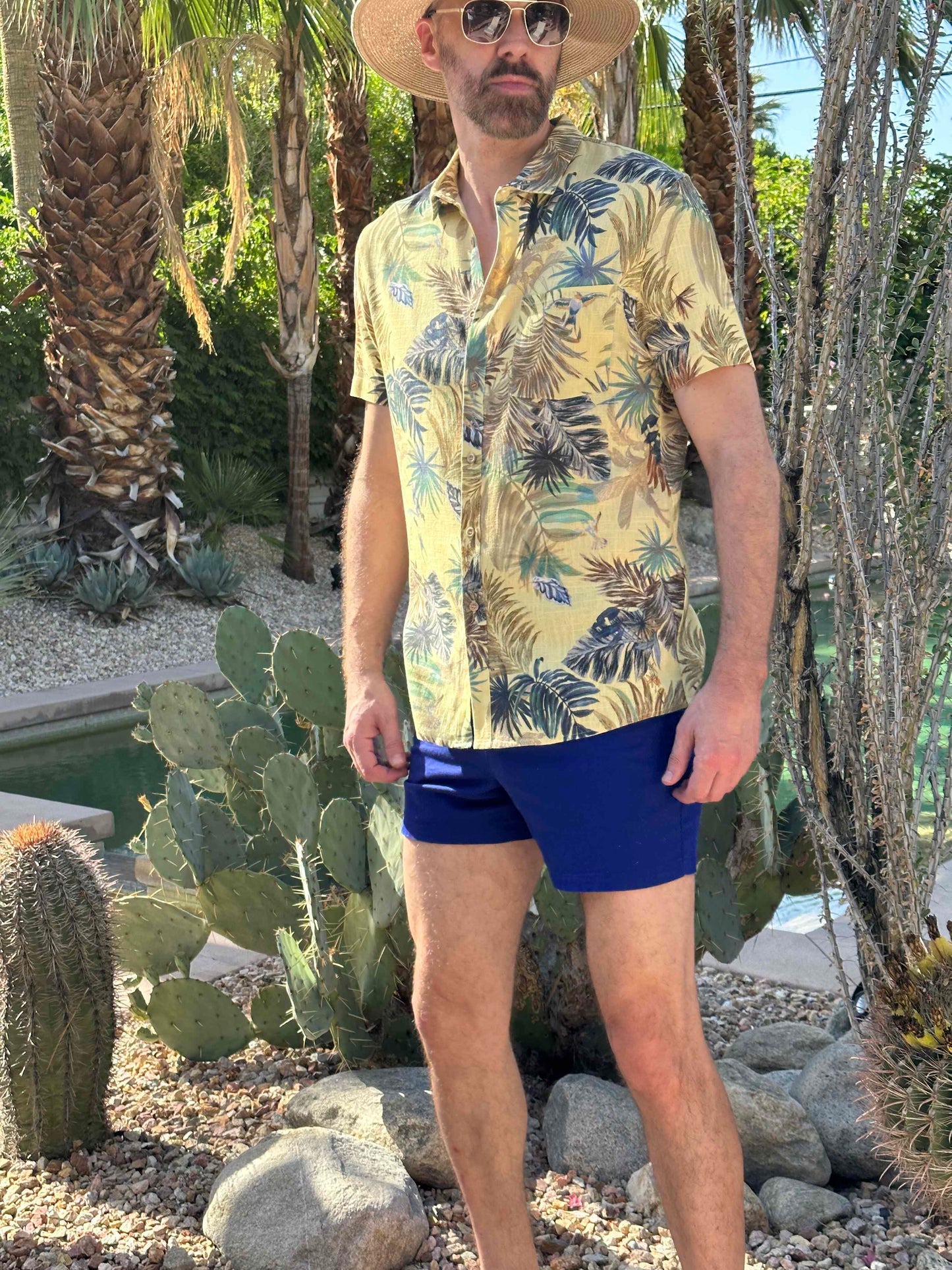 The Bora Bora Perfect Cut Short Sleeve Button-Down Shirt