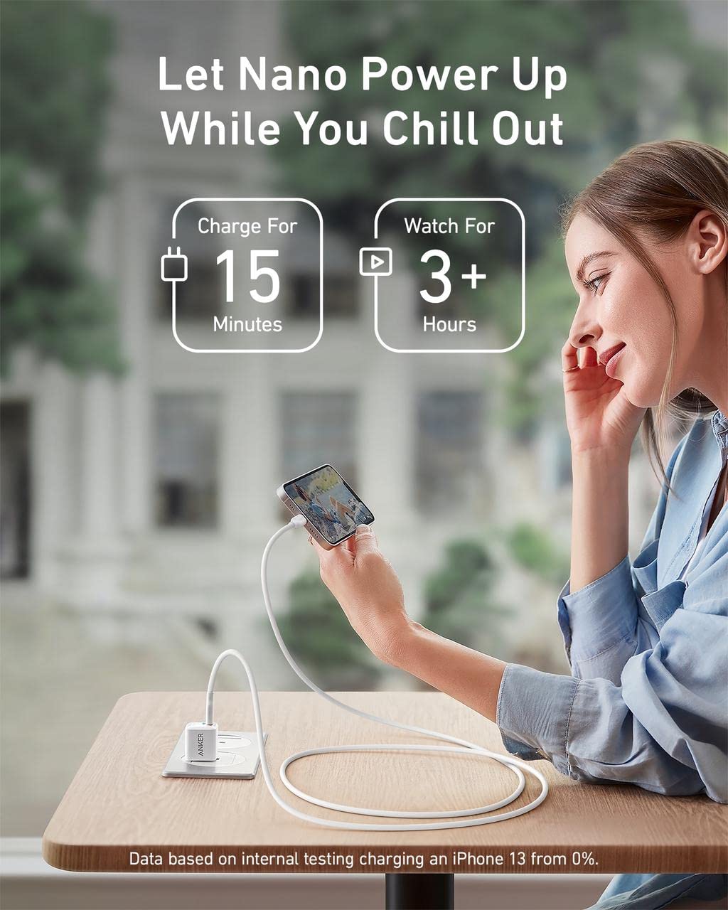 Anker USB C Charger Block 20W, 511 Charger ( Nano ), PIQ 3.0 Durable Compact Fast Charger with 6feet USB C to Lightning Cable (MFi Certified) for 14/14 Plus/14 Pro/14 Pro Max/13/iPad Pro and More - eighttwentytwo92