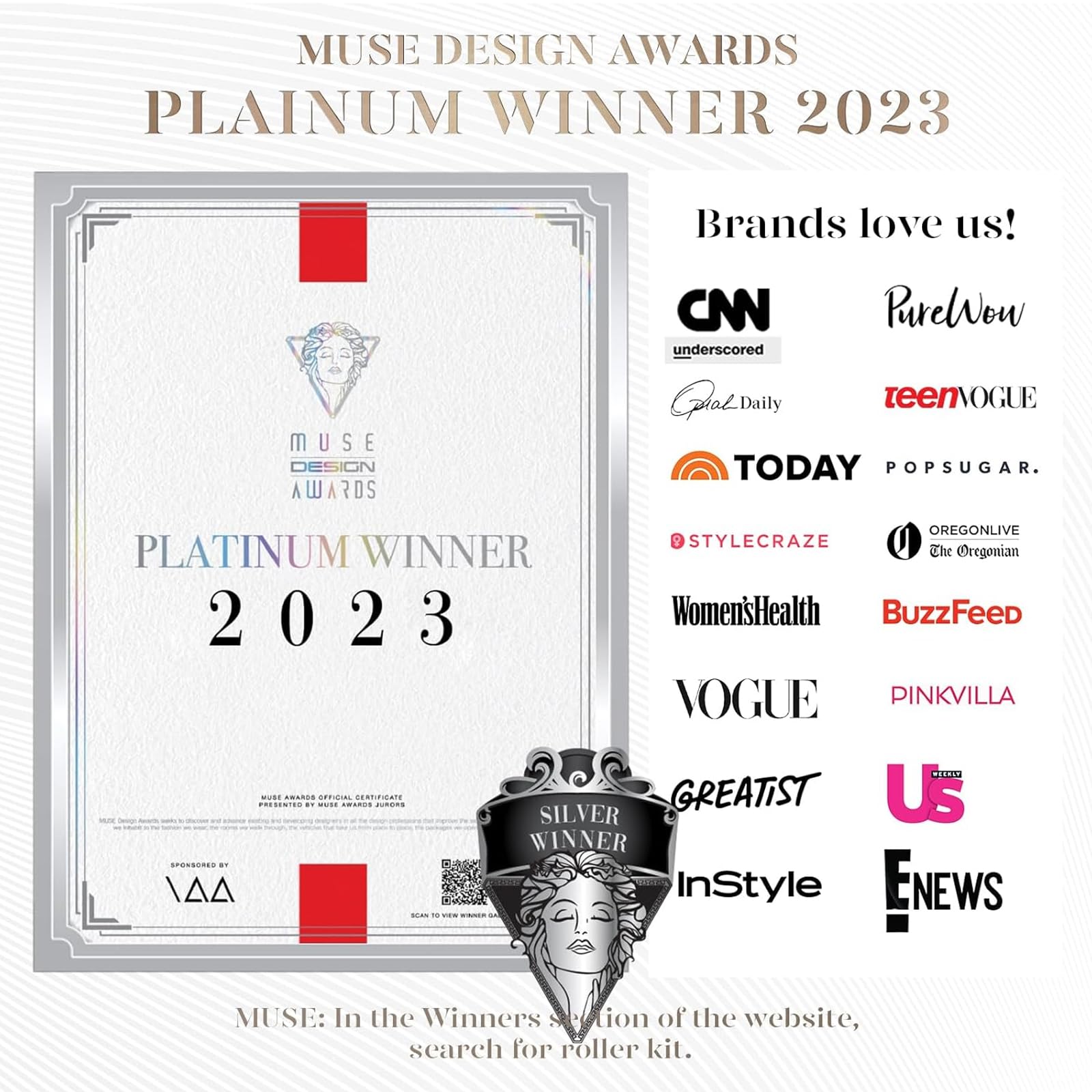 BAIMEI IcyMe Ice Roller for Face and Gua Sha Facial Tool Set, Ice Face Roller Reduces Puffiness Relieves Migraines Skin Care Tools, Self Care Gift for Women - Pink - eighttwentytwo92