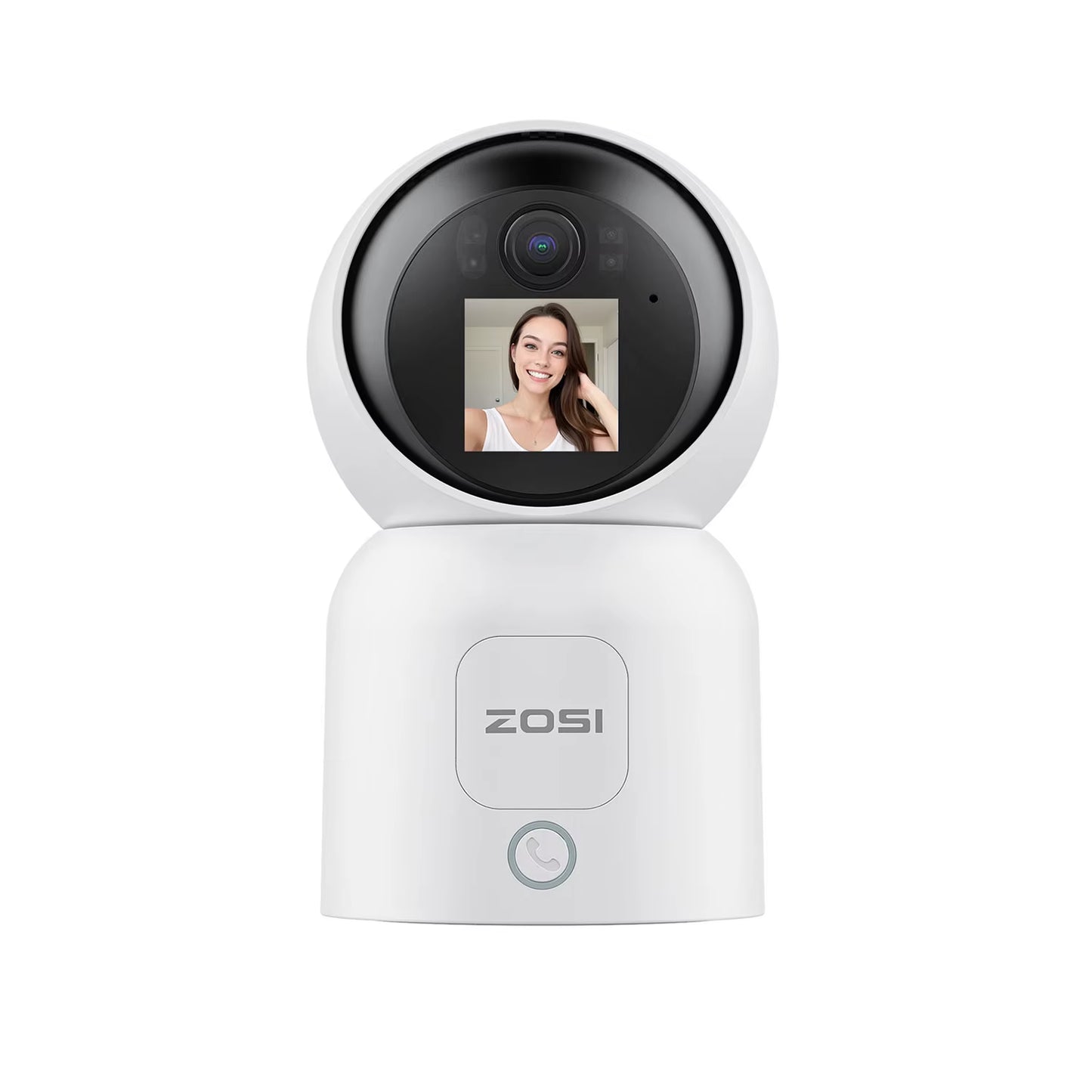 360�� Smart Home Security Camera PTZ Auto Tracking Baby Monitor AI Panoramic HD Night Vision Indoor Wifi Surveillance Camera
