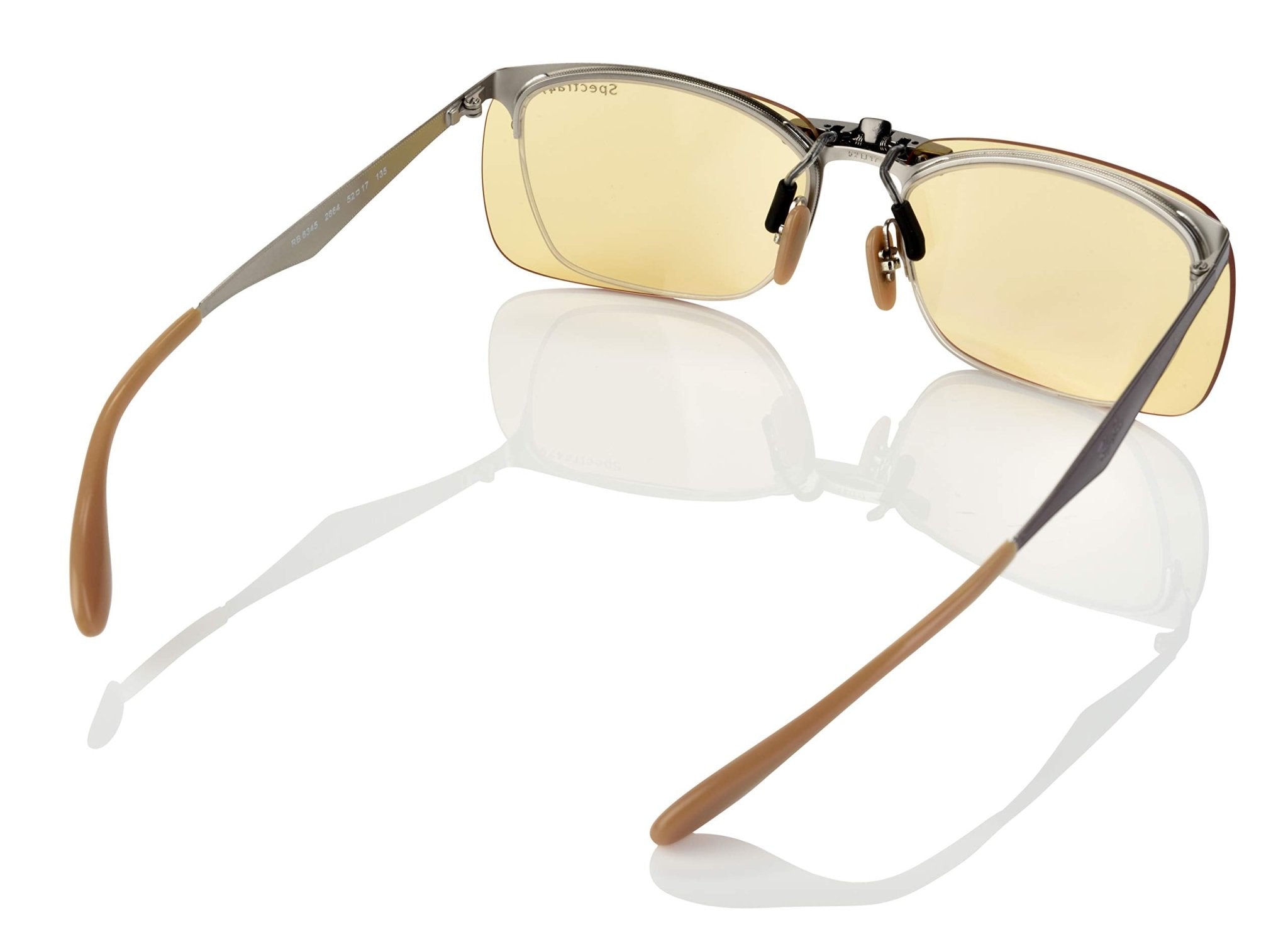 Blue Light Blocking Clip On Glasses - Effective Computer Glasses for Men and Women, Durable Lightweight Design Reduce Eyestrain, Headaches for All Day Screen Time and Gaming Protection (Daytime Lens) - eighttwentytwo92