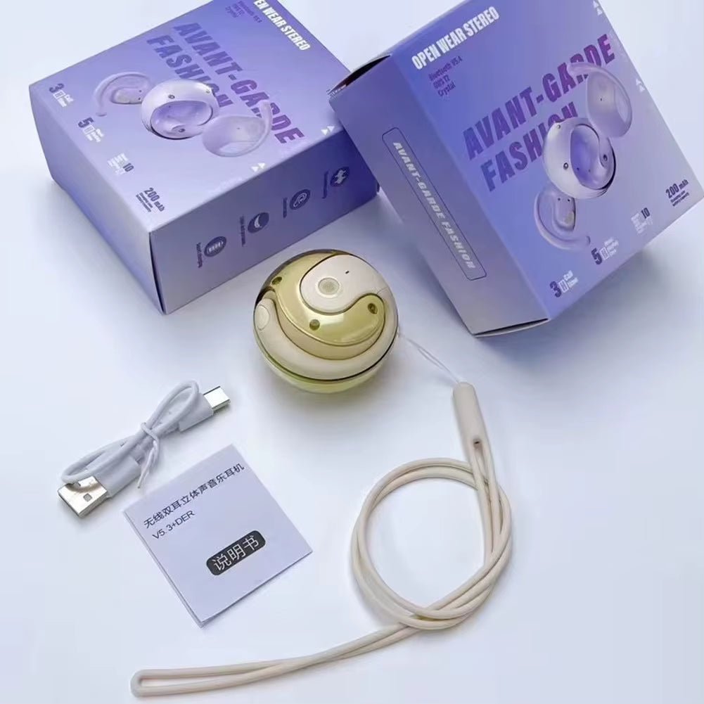 AI Translation Earbuds Wireless BT 144 Languages Translator Device Smart Voice Real-Time Translator AI App Translating Headphone