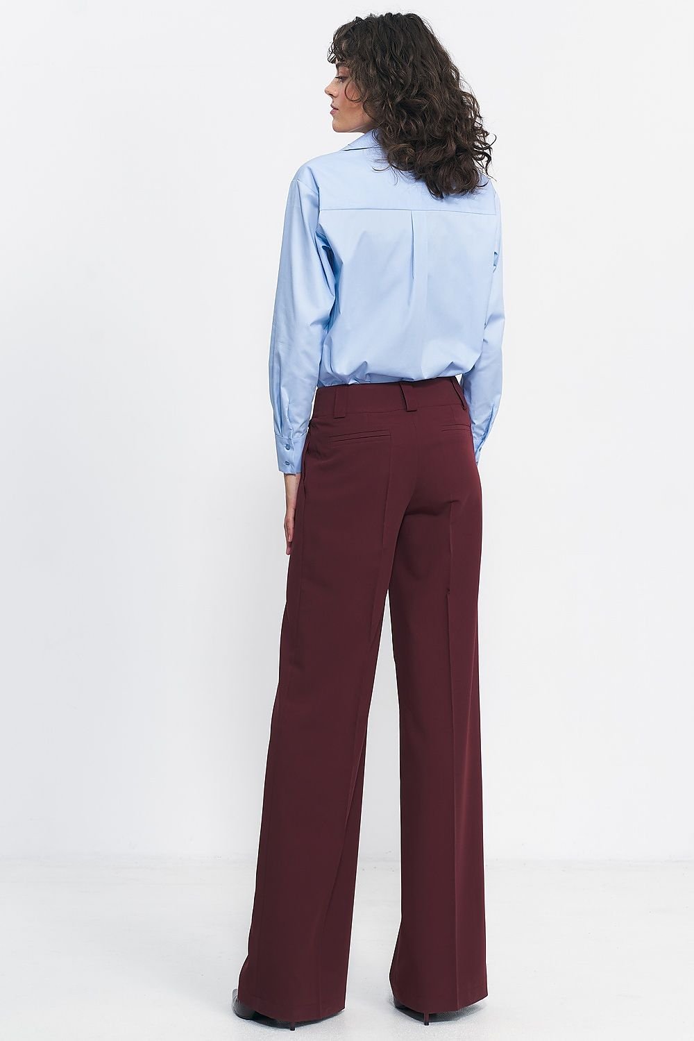 Wide Leg High Waist Trousers Nife Model 200390