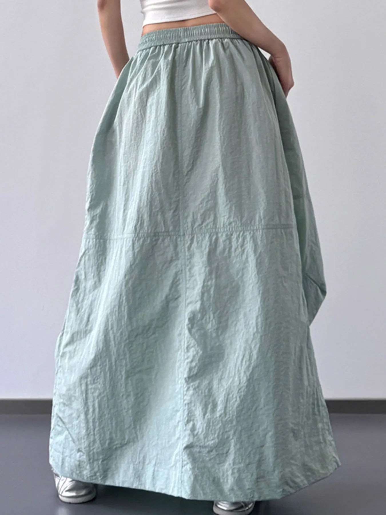 Drawstring Maxi Skirt - eighttwentytwo92