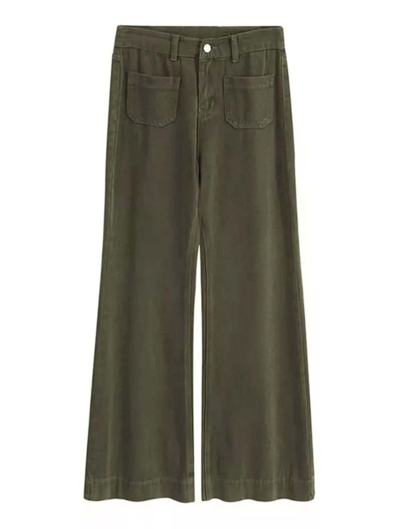 Full Size Wide Leg Pants with Pockets Plus Size - eighttwentytwo92