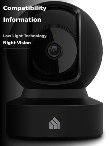 Kasa Smart Indoor Pan - Tilt Home Security Camera, 1080p HD Dog Camera w/Night Vision, Motion Detection for Baby & Pet Monitor, Cloud & SD Card Storage, Works w/ Alexa & Google Home, 2.4G WiFi (EC71) - eighttwentytwo92
