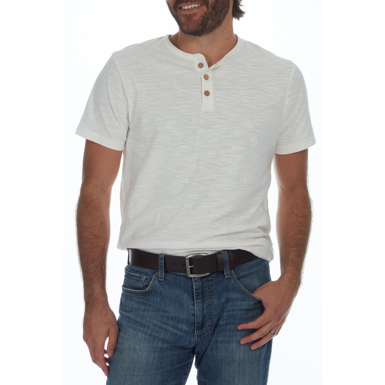 Nick Buffalo Leather 4 CM Belt - eighttwentytwo92