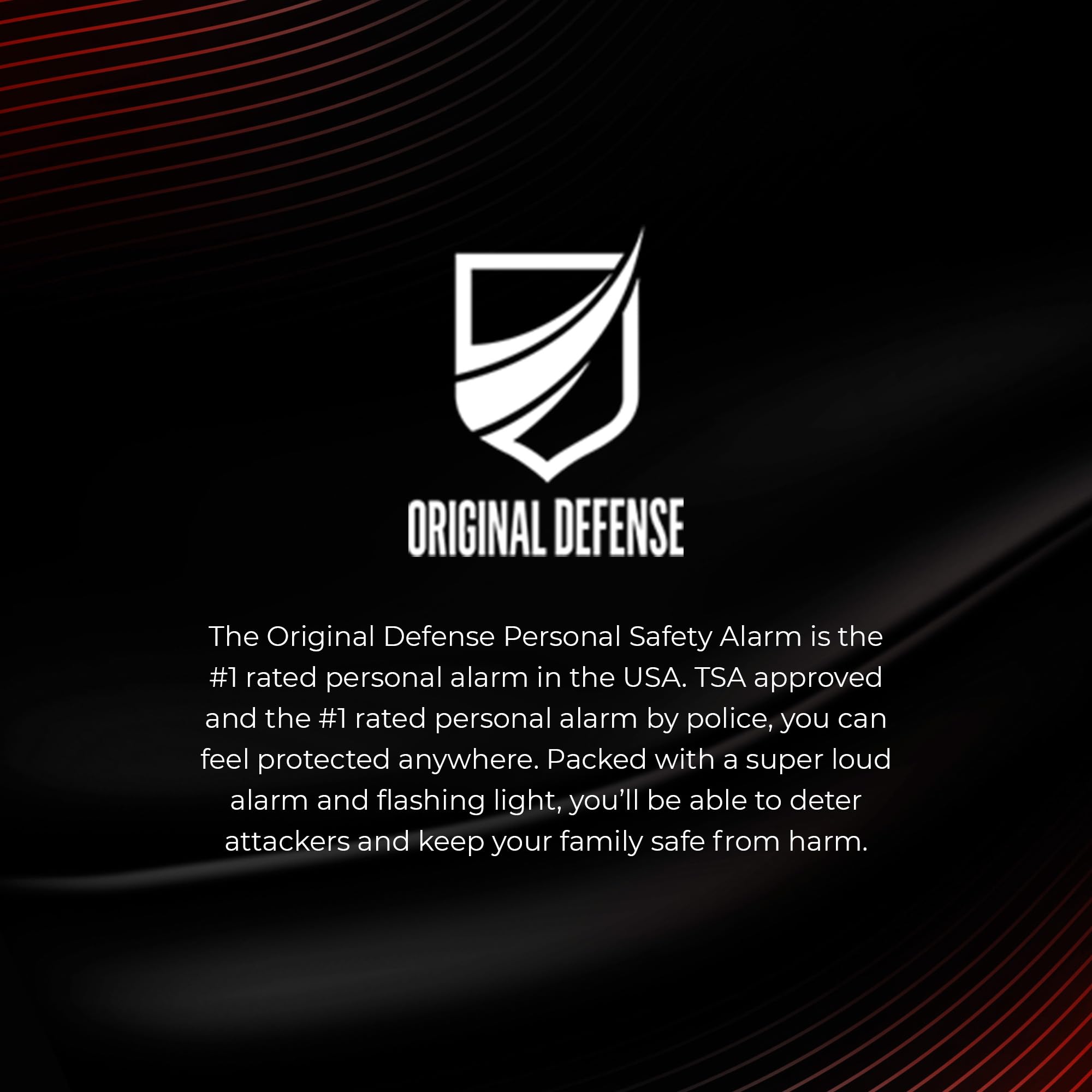 Original Defense® Siren Self - Defense Alarm - 130 dB Keychain Alarm with LED Strobe Light for Women, Children, and Elderly - Police Recommended - (Magenta, 1 Count) - eighttwentytwo92