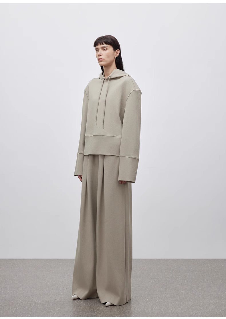 Oversized Hoodie & Wide - Leg Pants Co - ord Set for Women - eighttwentytwo92