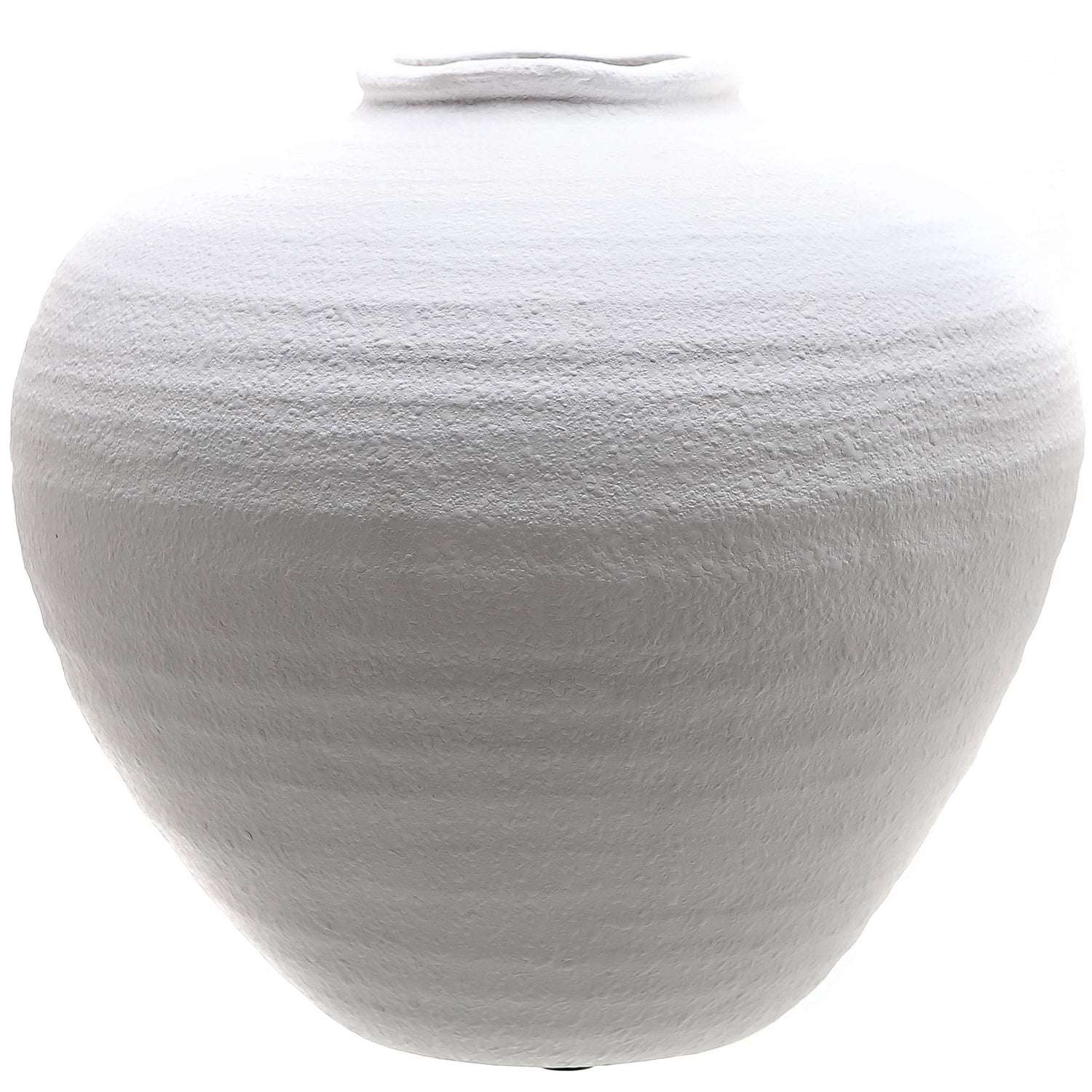 Regola Matt White Ceramic Vase – Minimalist Stoneware Home Décor Accent - eighttwentytwo92