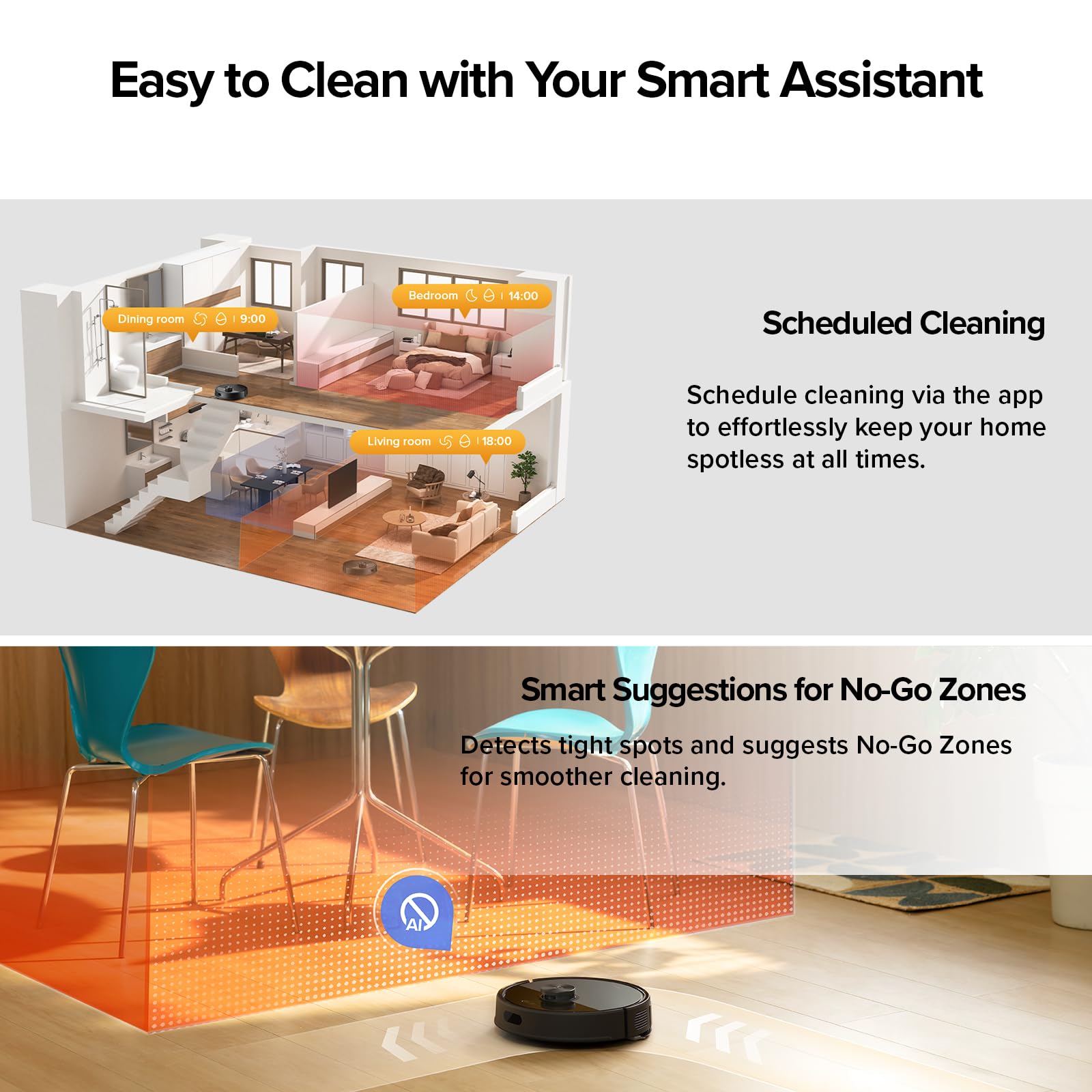 roborock Q7 M5+ Robot Vacuum and Mop, Upgraded from Q5 Max+, Up to 7 - 9 Weeks Self - Empty, 10000Pa Suction, Dual Anti - Tangle System for Pet Hair & Carpet, PreciSense LiDAR Navigation, App Control, Black - eighttwentytwo92