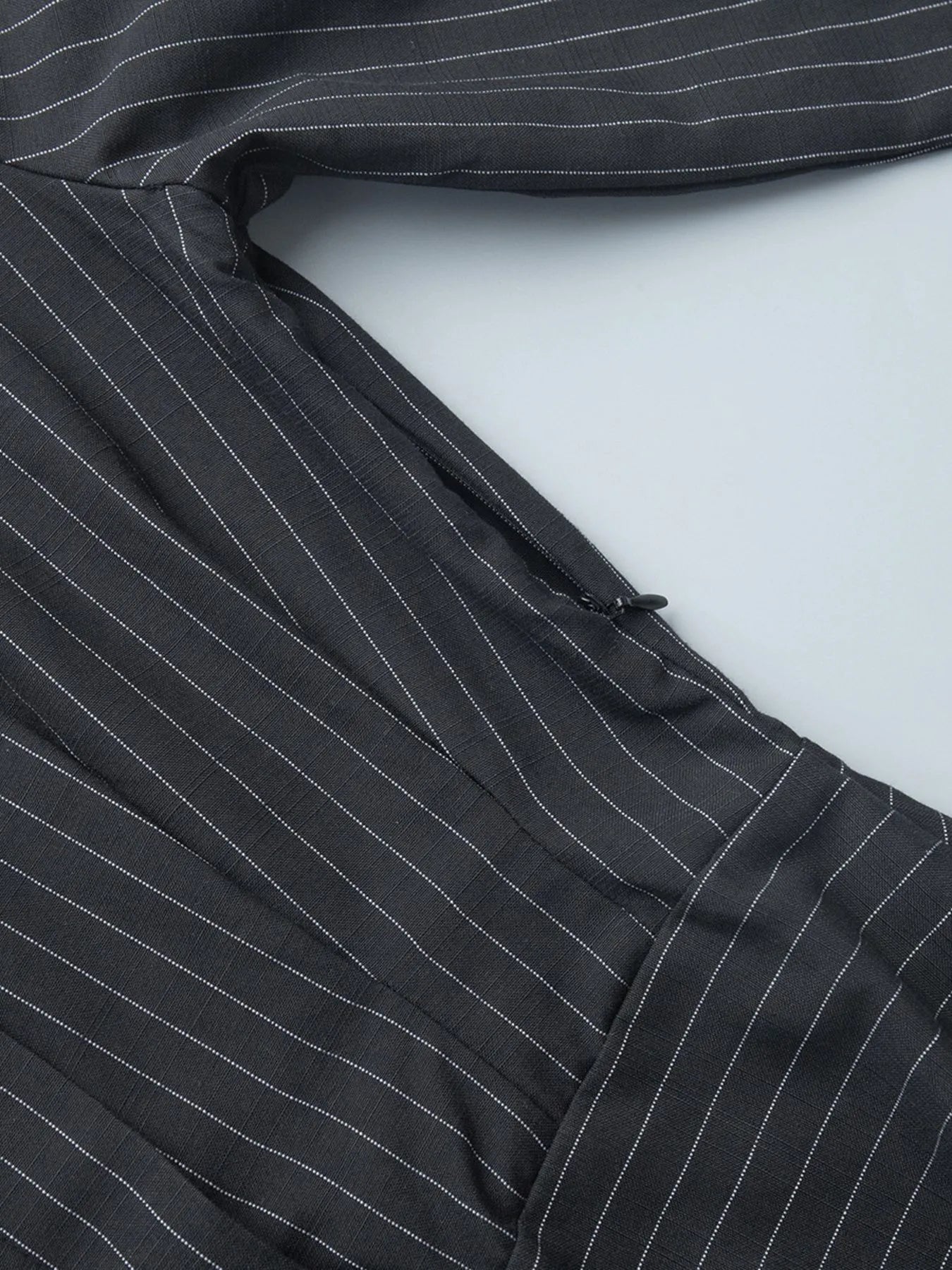 Striped Long Sleeve Shirt Dress - eighttwentytwo92