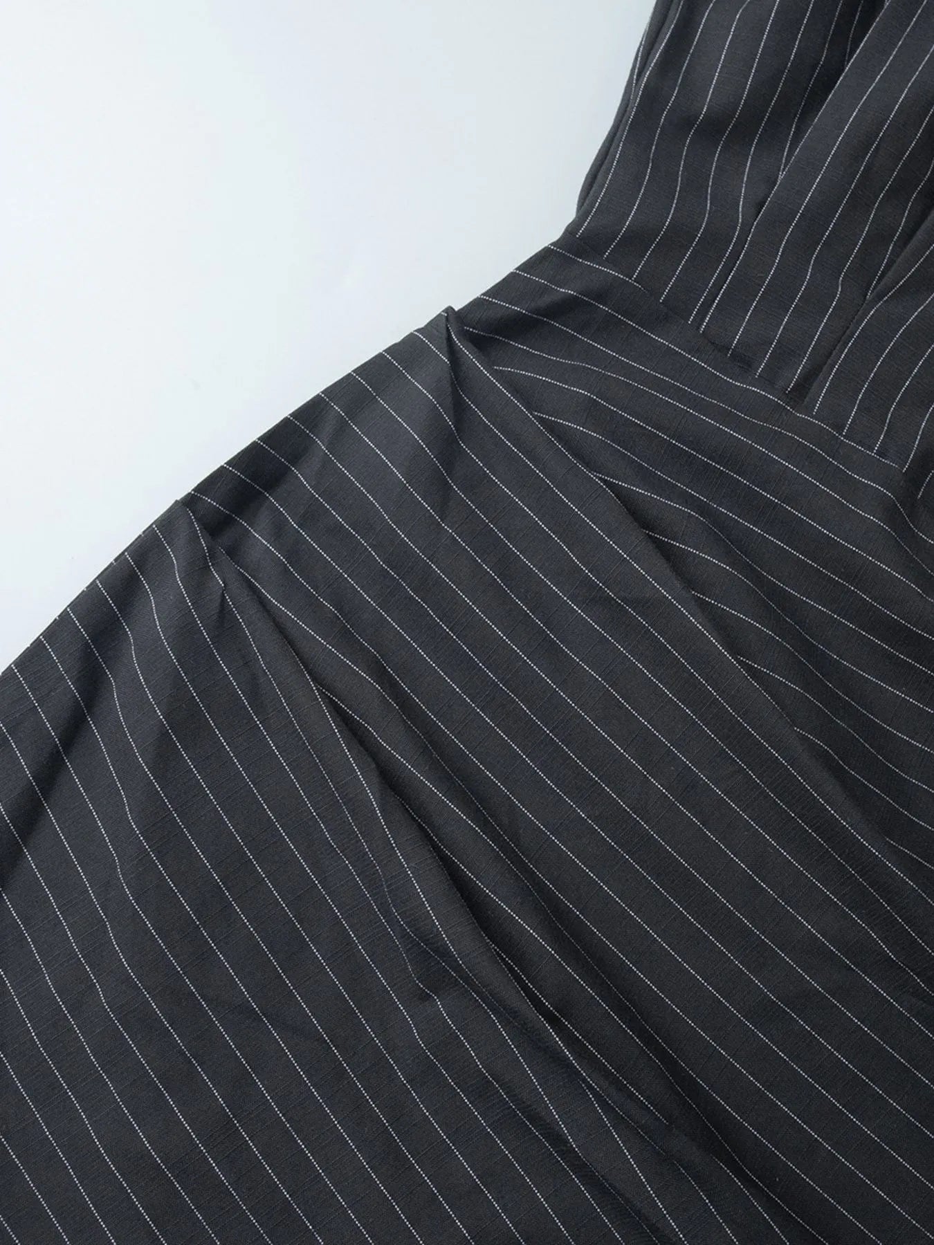 Striped Long Sleeve Shirt Dress - eighttwentytwo92