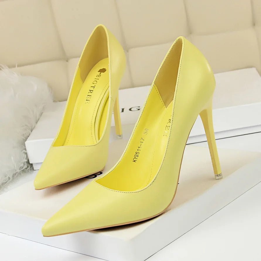 Women’s Pointed Toe High Heel Pumps – Classic Stiletto Dress Shoes - eighttwentytwo92