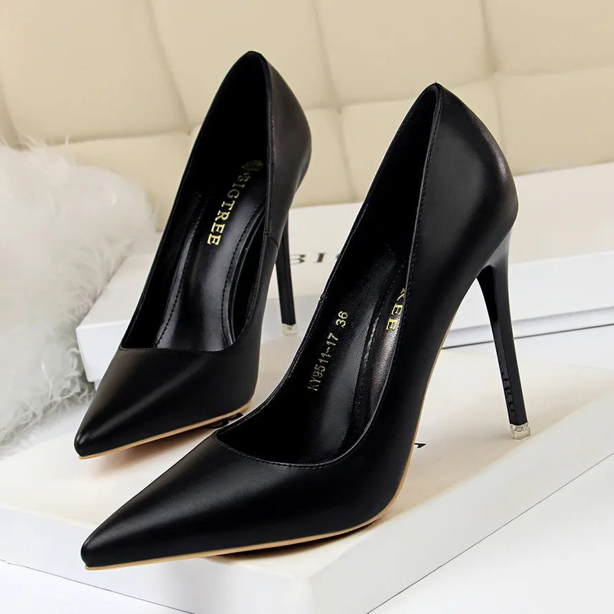 Women’s Pointed Toe High Heel Pumps – Classic Stiletto Dress Shoes - eighttwentytwo92