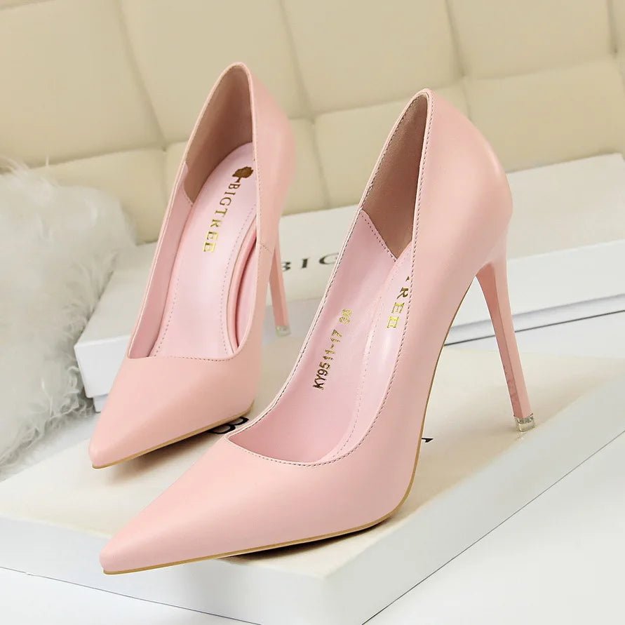 Women’s Pointed Toe High Heel Pumps – Classic Stiletto Dress Shoes - eighttwentytwo92