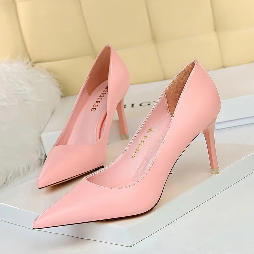 Women’s Pointed Toe High Heel Pumps – Classic Stiletto Dress Shoes - eighttwentytwo92
