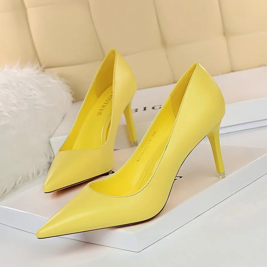 Women’s Pointed Toe High Heel Pumps – Classic Stiletto Dress Shoes - eighttwentytwo92