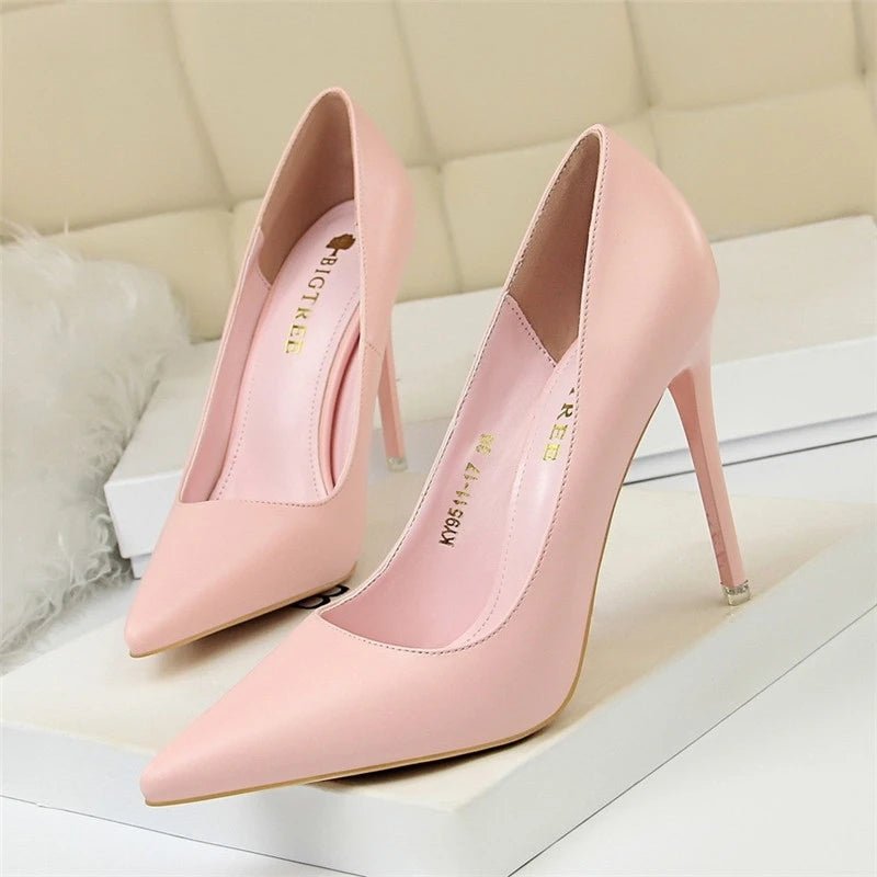Women’s Pointed Toe High Heel Pumps – Classic Stiletto Dress Shoes - eighttwentytwo92