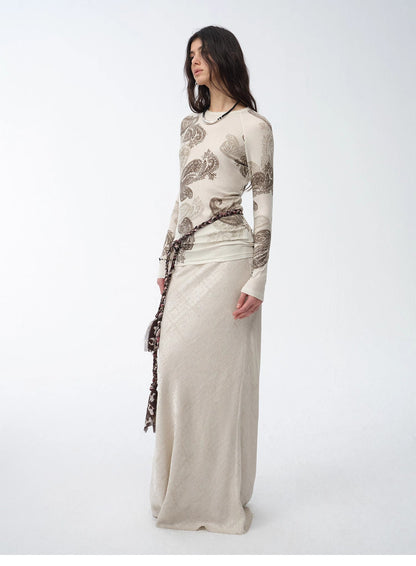 Straight Fishtail Skirt – Tencel Linen Blend, Curve-Flattering, Breathable