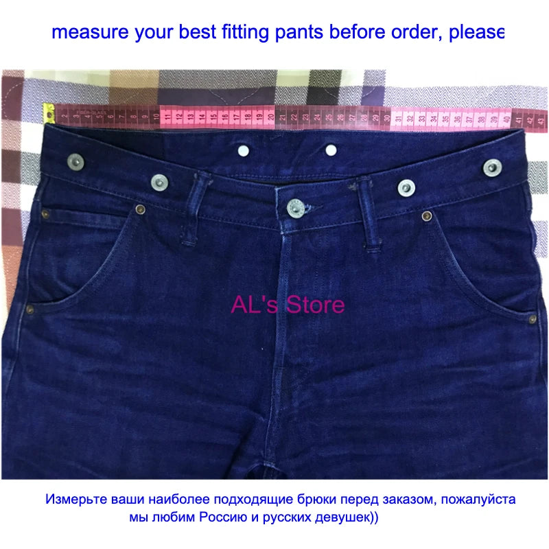 Indigo  Unwashed Denim Jeans