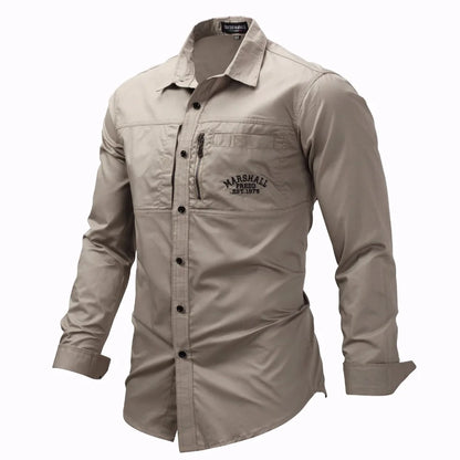 Tough, timeless, and effortlessly cool ��� the Fredd Marshall Military-Style Shirt