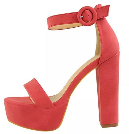 Brand Elegant Sandals Women High Heels Pumps Super High Heel 13cm Women's Banquet Sandals Waterproof Platform Toe Sandals