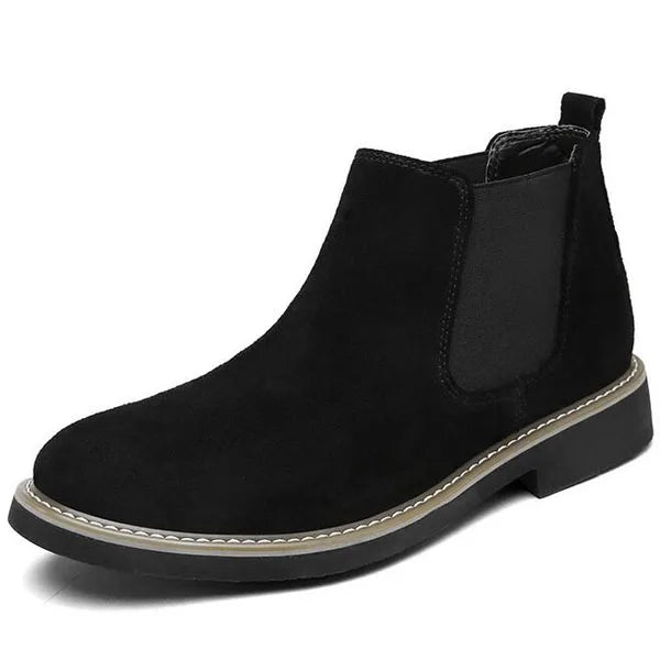 YIGER Men’s Chelsea Boots – Leather Slip