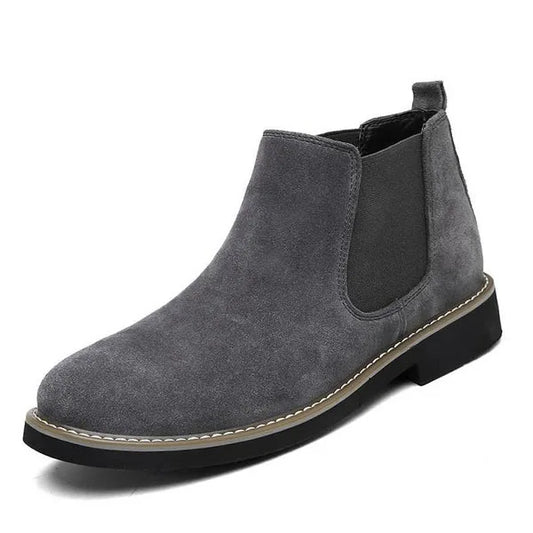 YIGER Men’s Chelsea Boots – Leather Slip