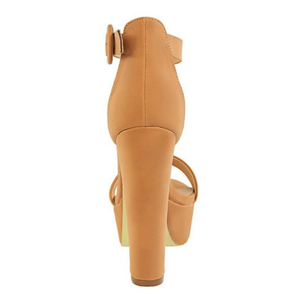 Brand Elegant Sandals Women High Heels Pumps Super High Heel 13cm Women's Banquet Sandals Waterproof Platform Toe Sandals