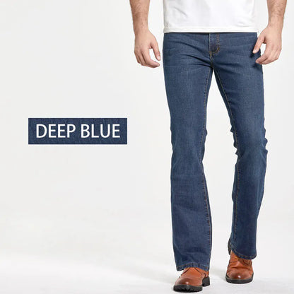LGRG Men’s Bootcut Jeans – Slim Fit, Stretch Denim, Mid Waist