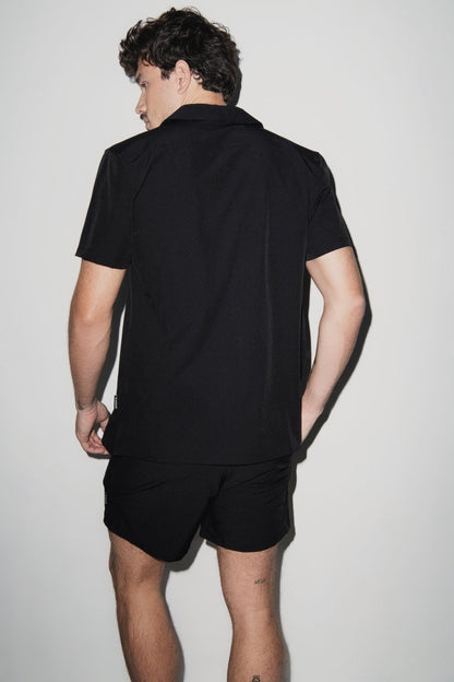 Saint Tropez Cabana Shirt Black