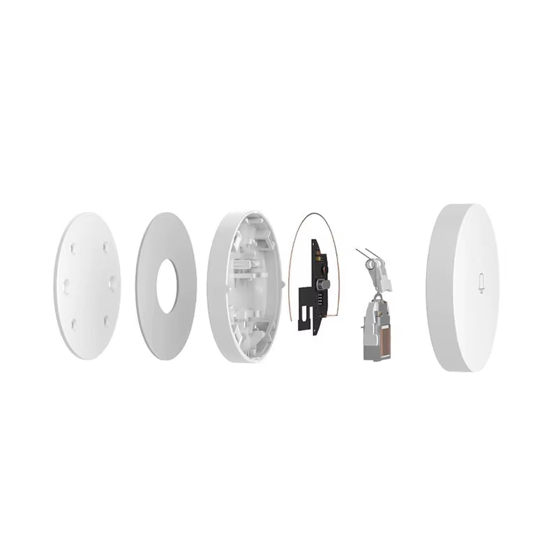 Linptech Wireless Doorbell Smart Home Outdoor Remote Reminder No Need Battery Self-Powered Door Bell Work with Mijia Tuya App
