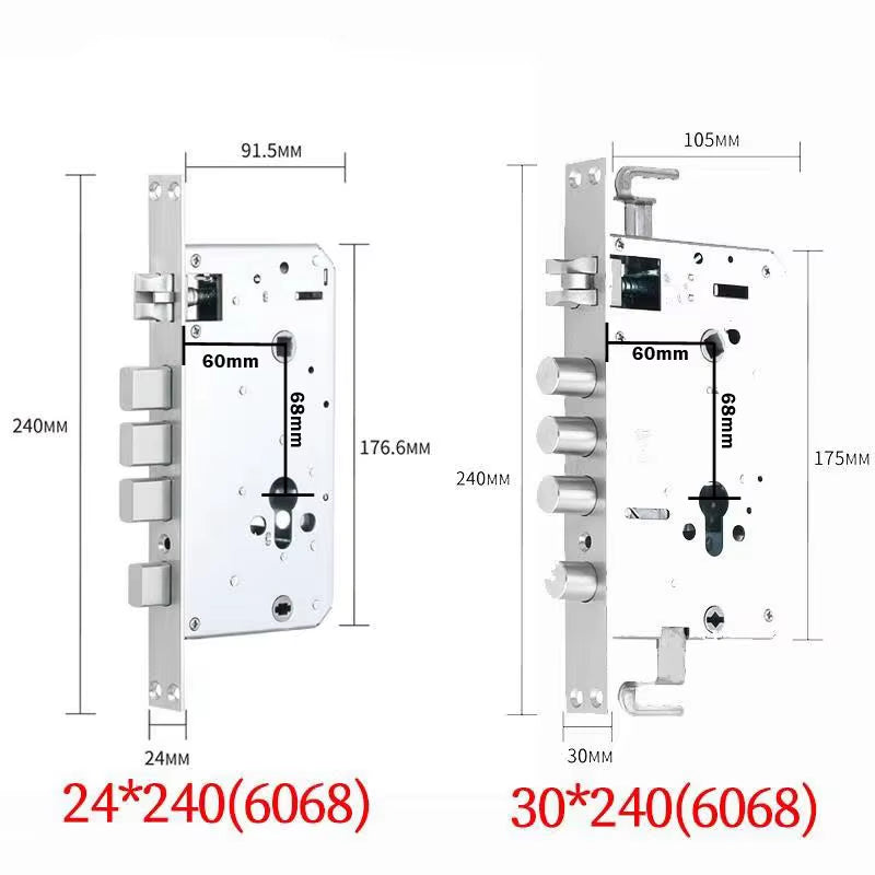 New Model of High Quality Ttlock App Security Electric Password Fingerprint Waterproof Smart Door Lock