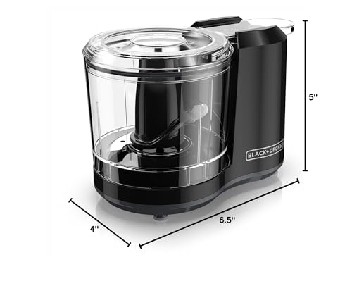 BLACK+DECKER 1.5 - Cup Electric Food Chopper, One Touch Pulse, 150W Motor, Stay - Sharp Blade, Dishwasher Safe - eighttwentytwo92