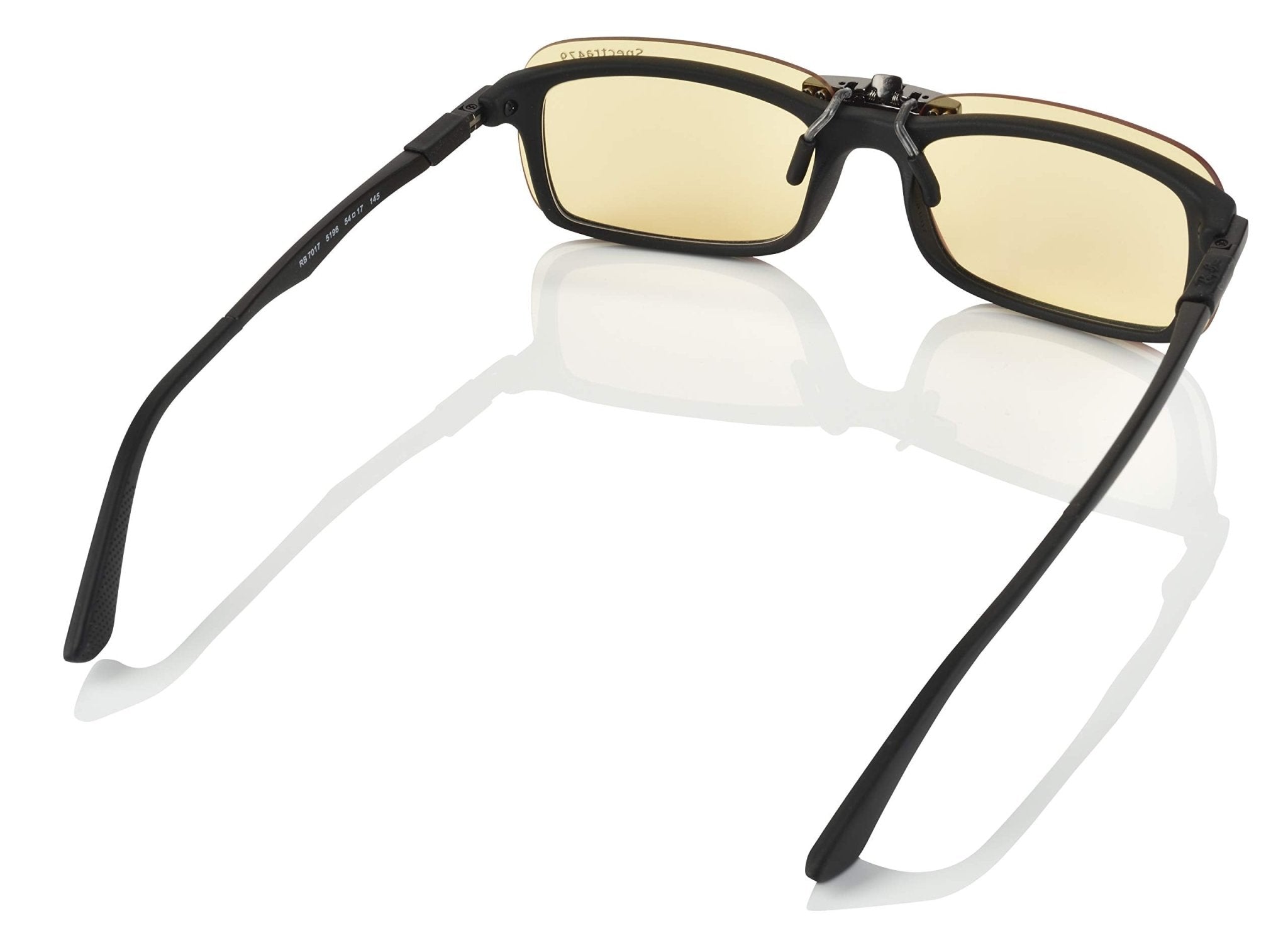 Blue Light Blocking Clip On Glasses - Effective Computer Glasses for Men and Women, Durable Lightweight Design Reduce Eyestrain, Headaches for All Day Screen Time and Gaming Protection (Daytime Lens) - eighttwentytwo92