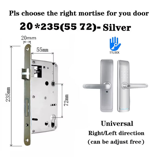 New Model of High Quality Ttlock App Security Electric Password Fingerprint Waterproof Smart Door Lock