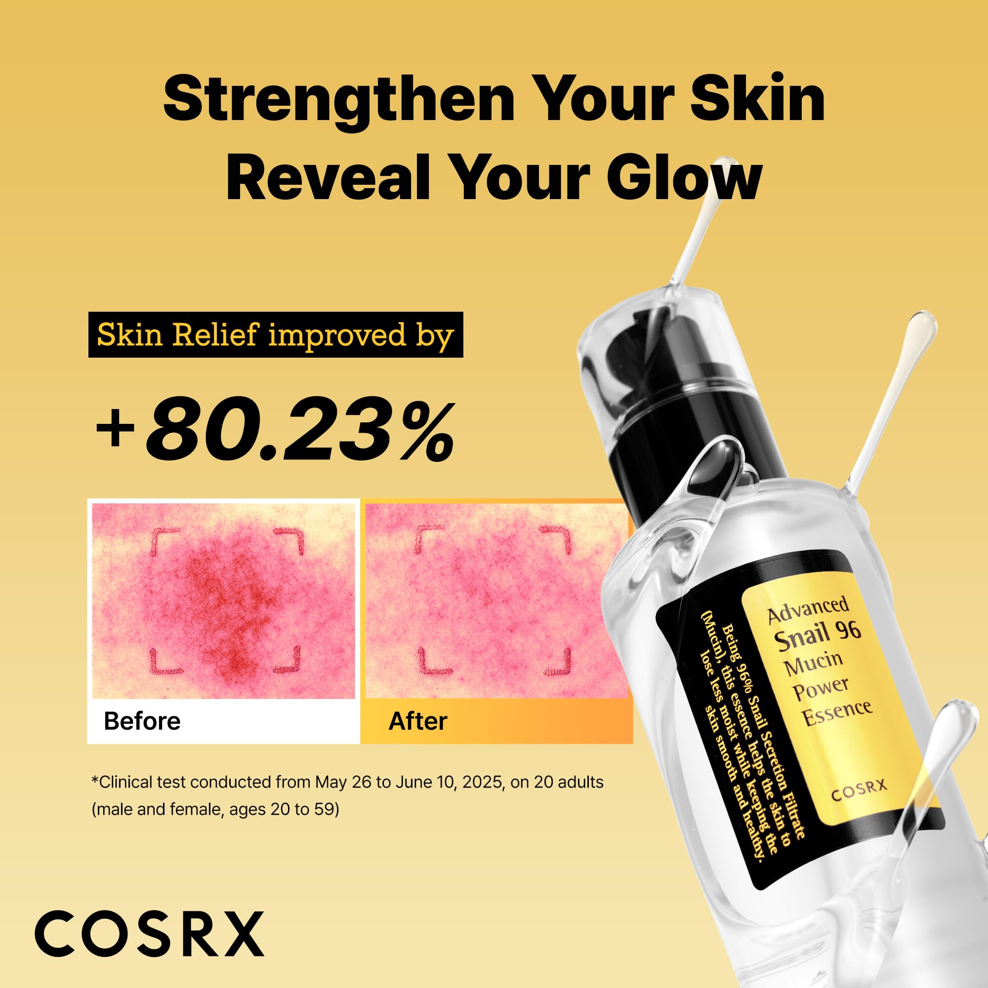 COSRX Snail Mucin Repairing Serum 100ml, Hydrating Serum for Face with Snail Secretion Filtrate for Dull Skin & Fine Lines, Korean Skin Care, Stocking Stuffers for Women - eighttwentytwo92