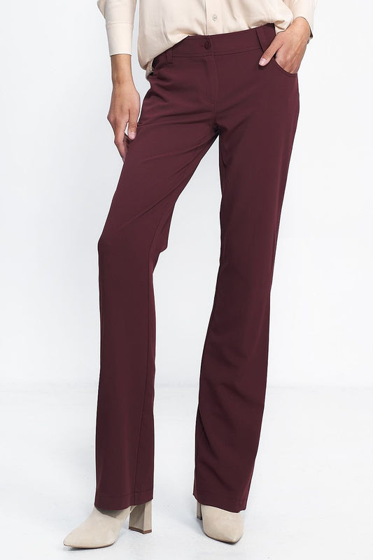 Timeless and versatile, Nife���s Model 187963 bootcut trousers are a wardrobe essential.