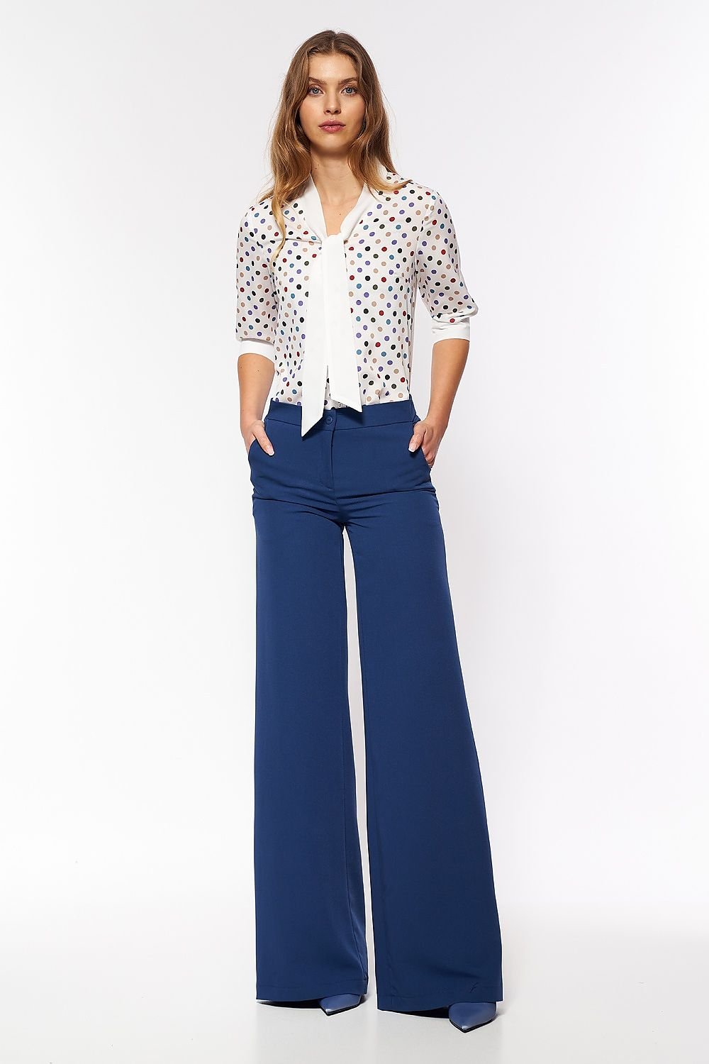 Welcome spring with a bold splash of color! These Cobalt Palazzo Pants by Nife